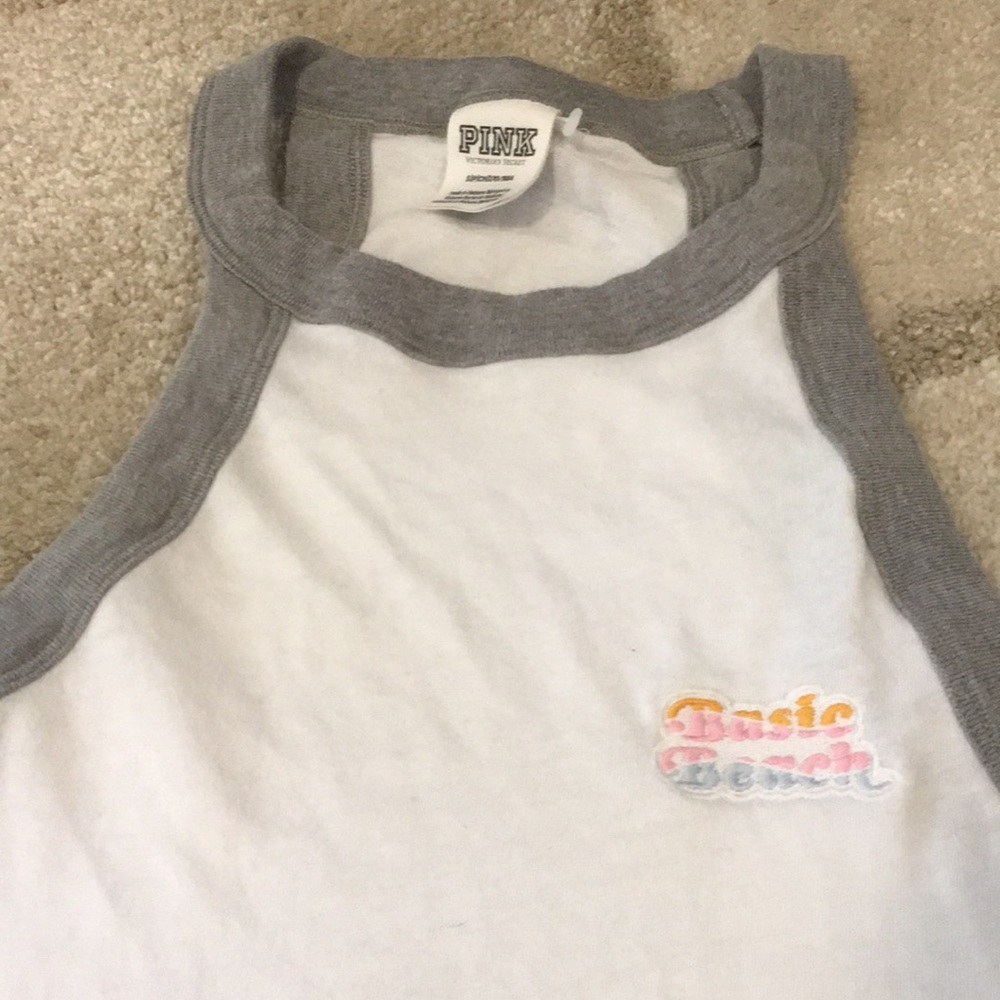 Pink VS basic Beach Tank Top